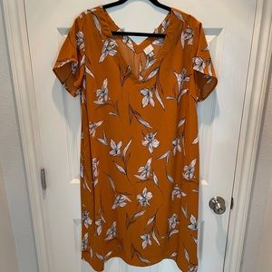Mid length fall dress